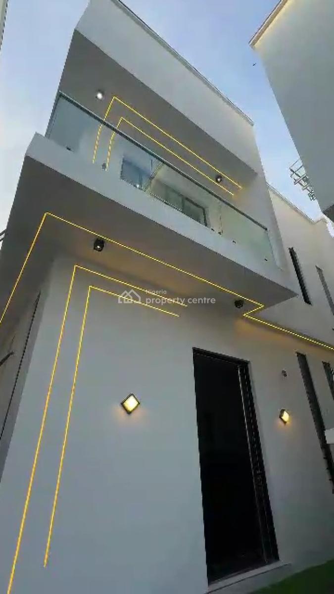 4 Bedroom Semi- Detached Duplex with Bq, Chevron Drive, Lekki, Lagos, Semi-detached Duplex for Sale
