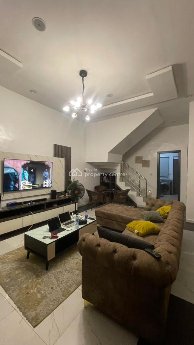 Fully Furnished 4 Bedroom Semi-detached Duplex with Bq, Orchid Road, Lekki-lagos, Lekki Phase 2, Lekki, Lagos, Semi-detached Duplex for Rent