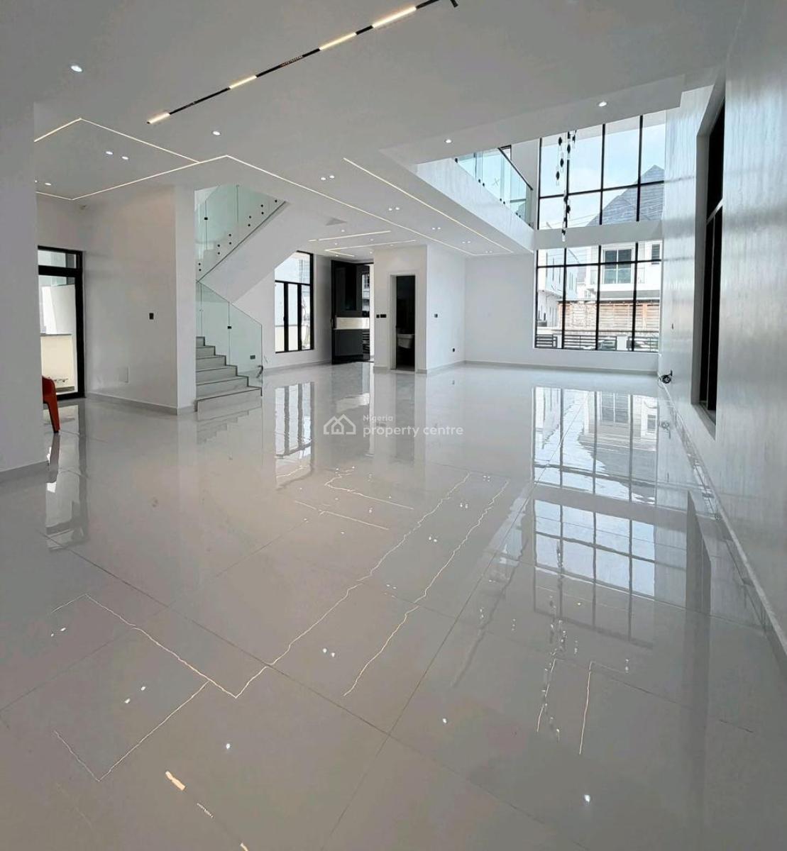 Contemporary 5-bedroom Detached Duplex with Pool, Cinema & Rooftop Ter, Megamount Estate, Ikota, Lekki, Lagos, Detached Duplex for Sale