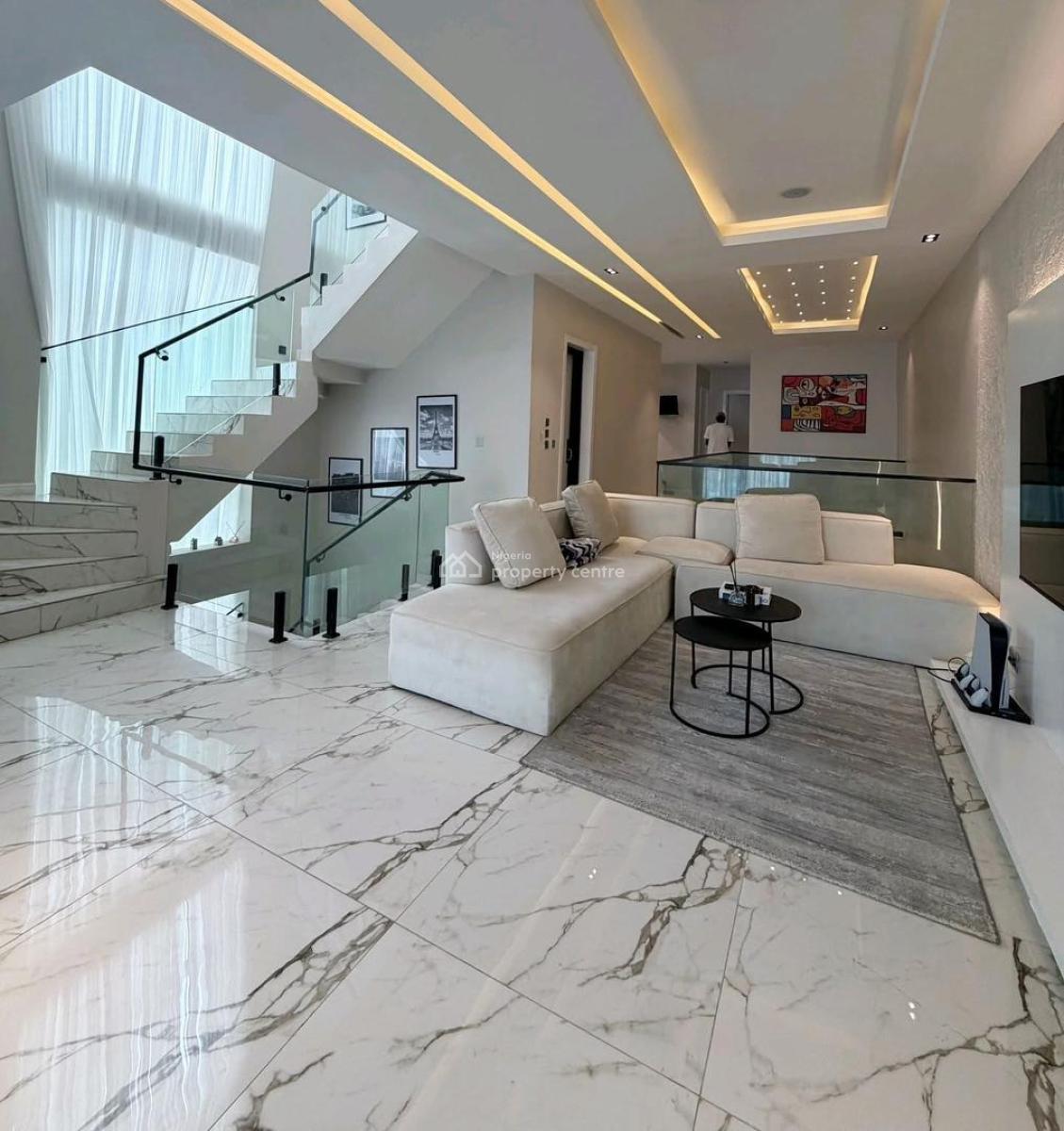 Contemporary 5-bedroom Detached Duplex with Pool, Cinema & Rooftop Ter, Megamount Estate, Ikota, Lekki, Lagos, Detached Duplex for Sale