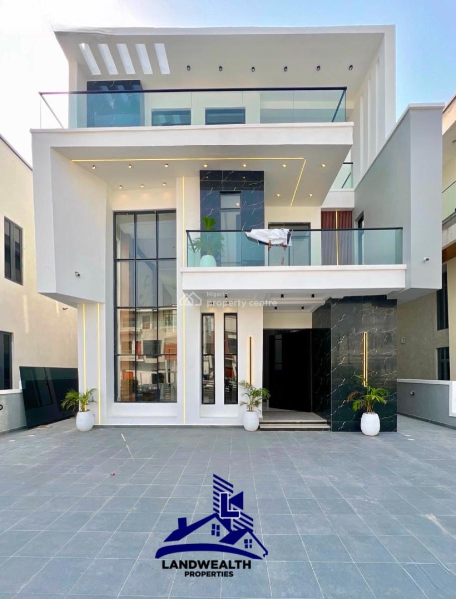 Contemporary 5 Bedroom Fully Detached Swimming Pool with Cinema Duplex, Lekky County Homes, Ikota, Lekki, Lagos, Detached Duplex for Sale