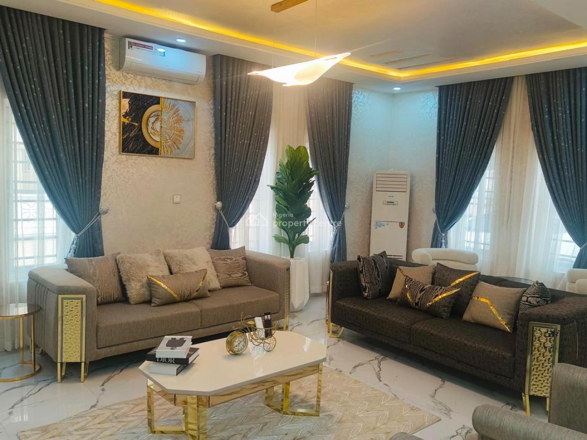 Fully Furnished, Fully Detached Seven (7) Bedrooms Duplex!, Cluster 1, River Park Estate Airport Road Abuja, Lugbe District, Abuja, Detached Duplex for Sale