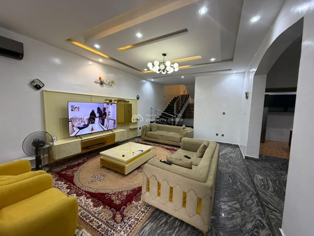Beautifully Furnished Four Bedroom Terrece with Swimming Pool and Gym, Wuye, Abuja, Terraced Duplex for Rent