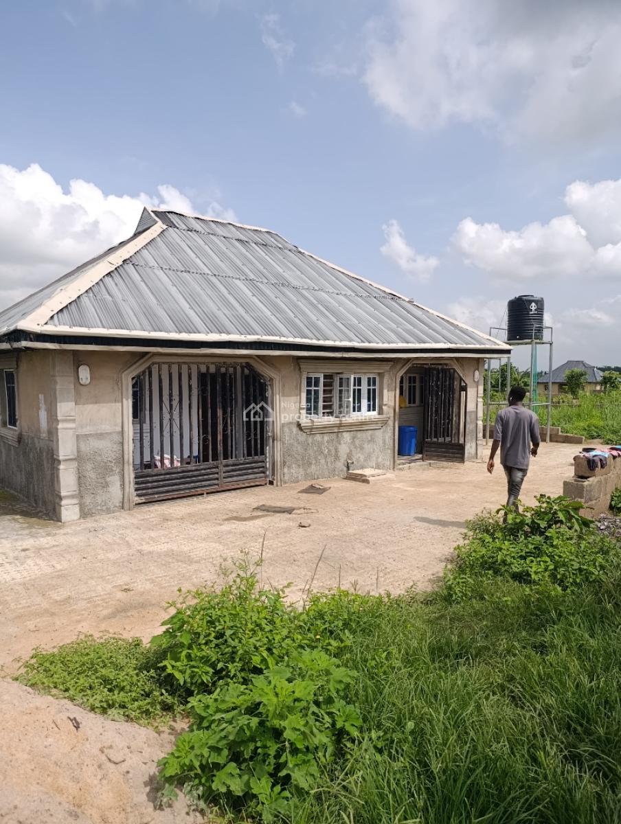 Modern Twin Flat of Room and Palour Self Contain Full Pop on Half Plot, Odeyale Area, Oluwo, Egbeda, Oyo, Block of Flats for Sale