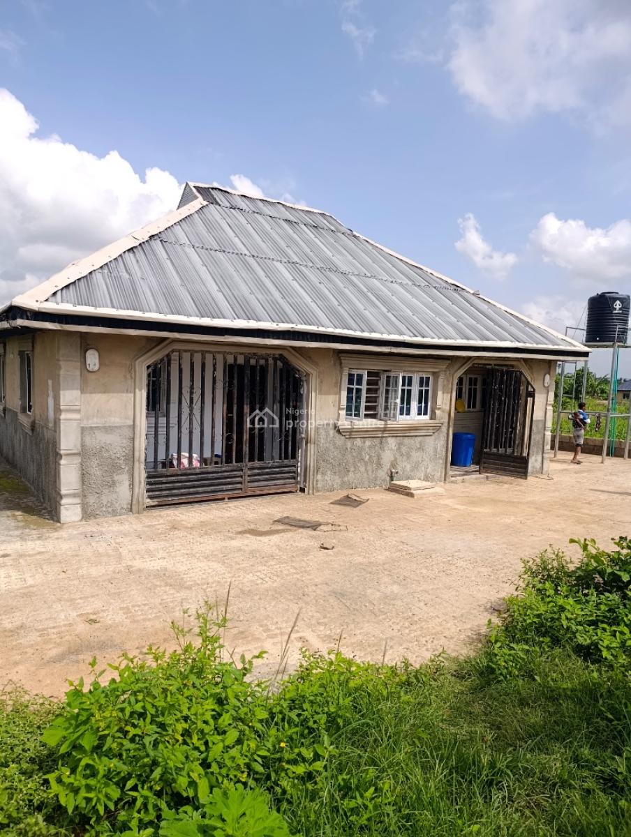 Modern Twin Flat of Room and Palour Self Contain Full Pop on Half Plot, Odeyale Area, Oluwo, Egbeda, Oyo, Block of Flats for Sale