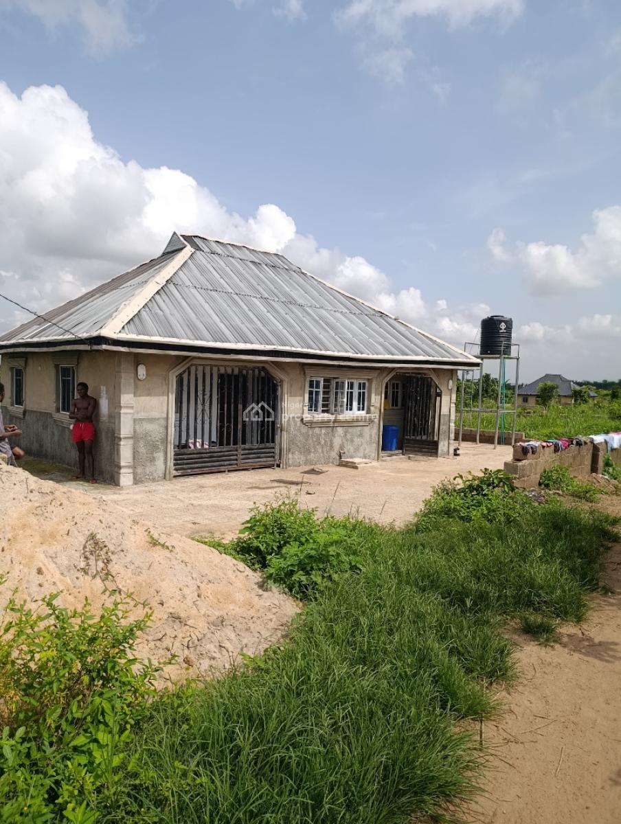 Modern Twin Flat of Room and Palour Self Contain Full Pop on Half Plot, Odeyale Area, Oluwo, Egbeda, Oyo, Block of Flats for Sale