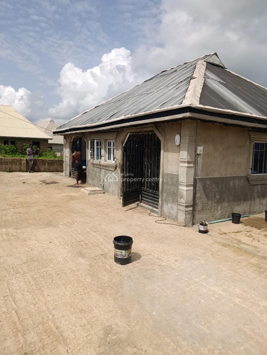 Modern Twin Flat of Room and Palour Self Contain Full Pop on Half Plot, Odeyale Area, Oluwo, Egbeda, Oyo, Block of Flats for Sale