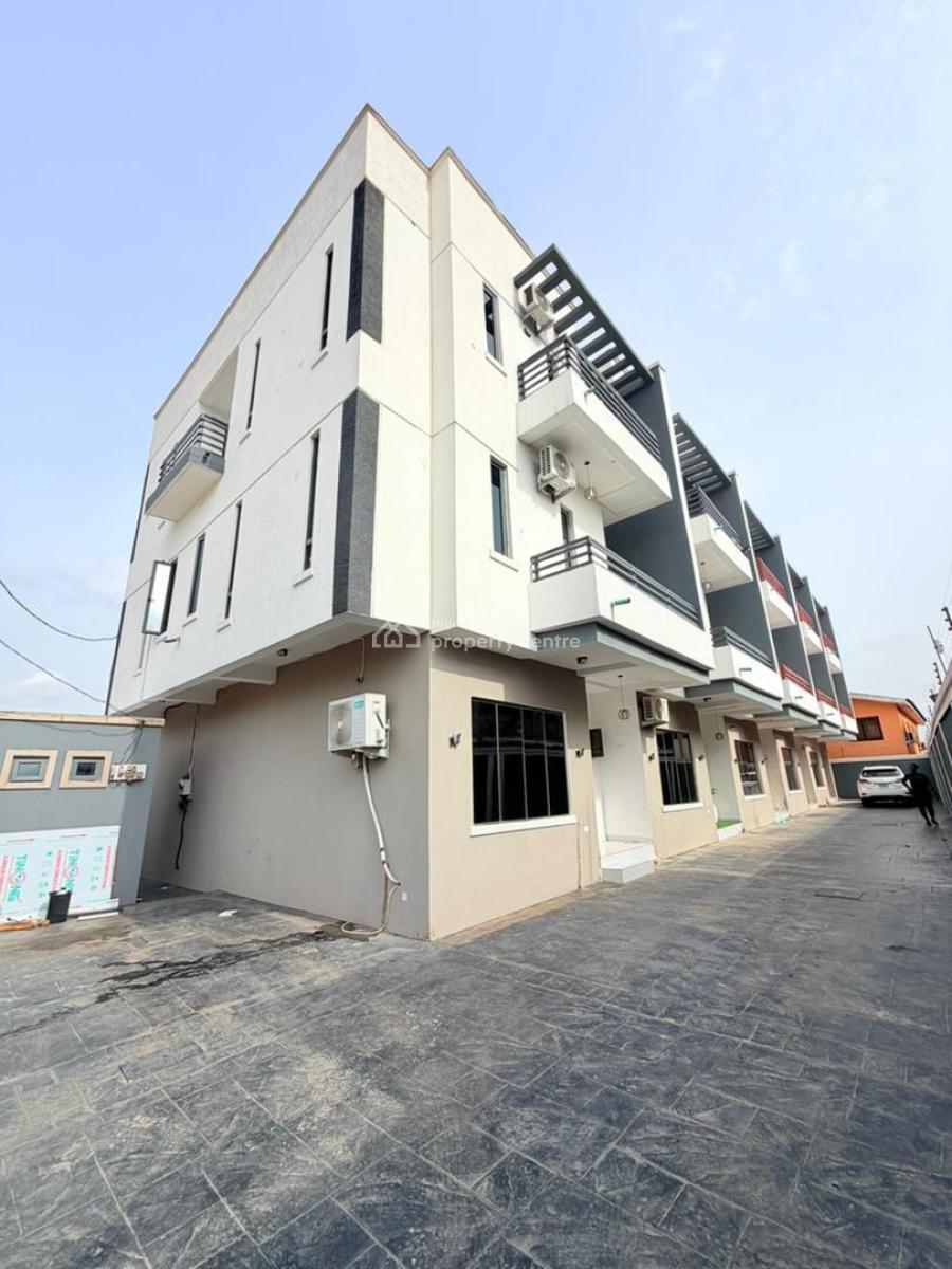 Nicely Built 4 Bedroom Terraced Duplex with Bq in a Gated Estate, Close to Cmd Road, Olowora, Magodo, Lagos, Terraced Duplex for Sale