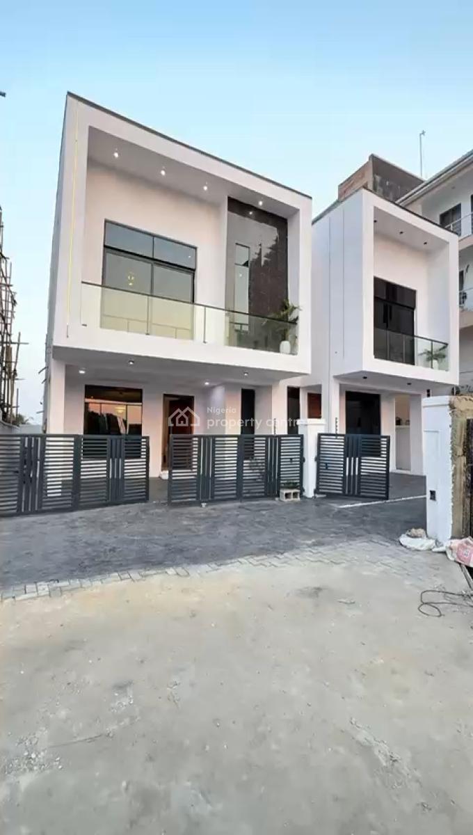 Contemporary 4 Bedroom Semi Detached Duplex with Bq,, Ikota, Lekki, Lagos, Semi-detached Duplex for Sale