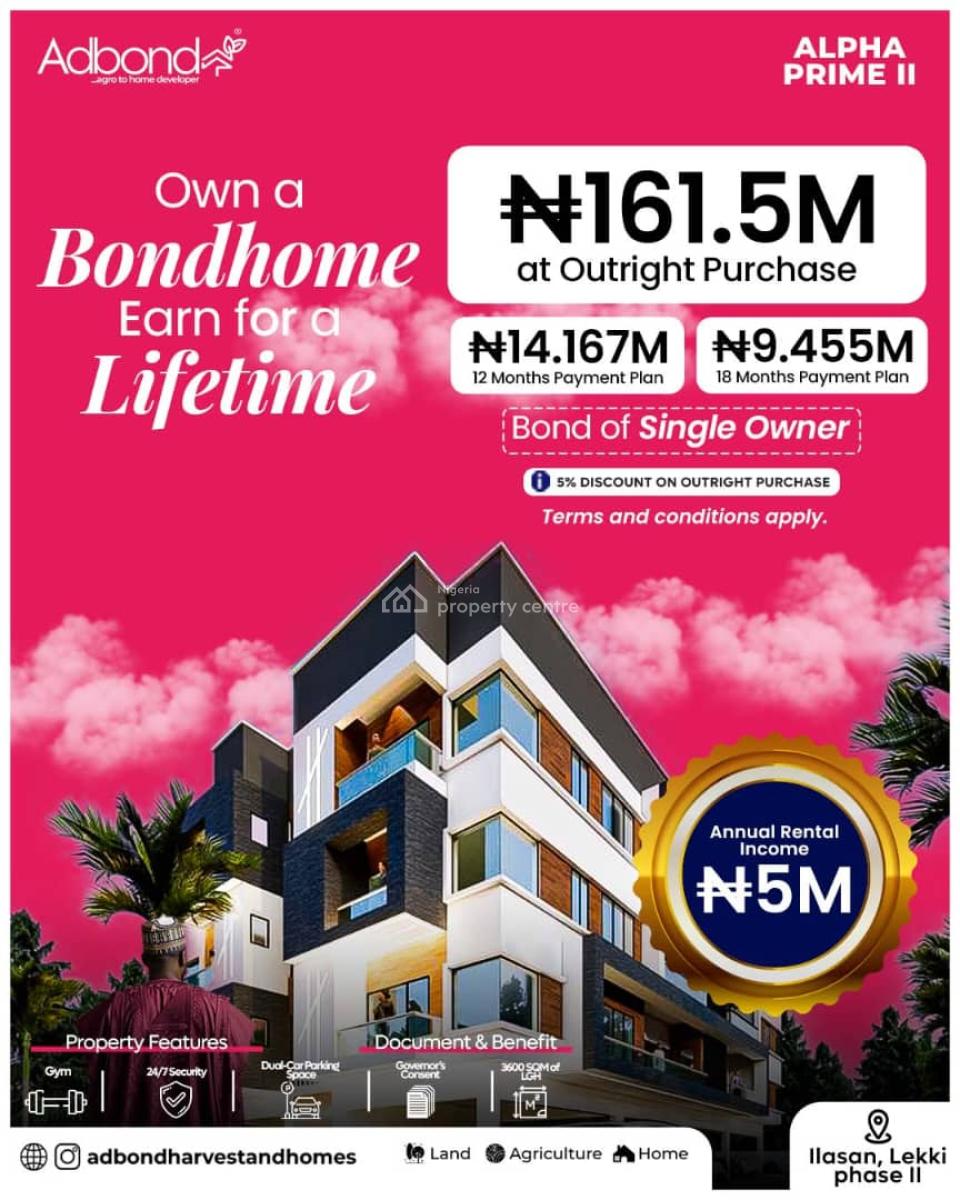 Luxury Newly Built 2bedroom Apartment, Ilesan Lekki, Lekki, Lagos, Flat / Apartment for Sale