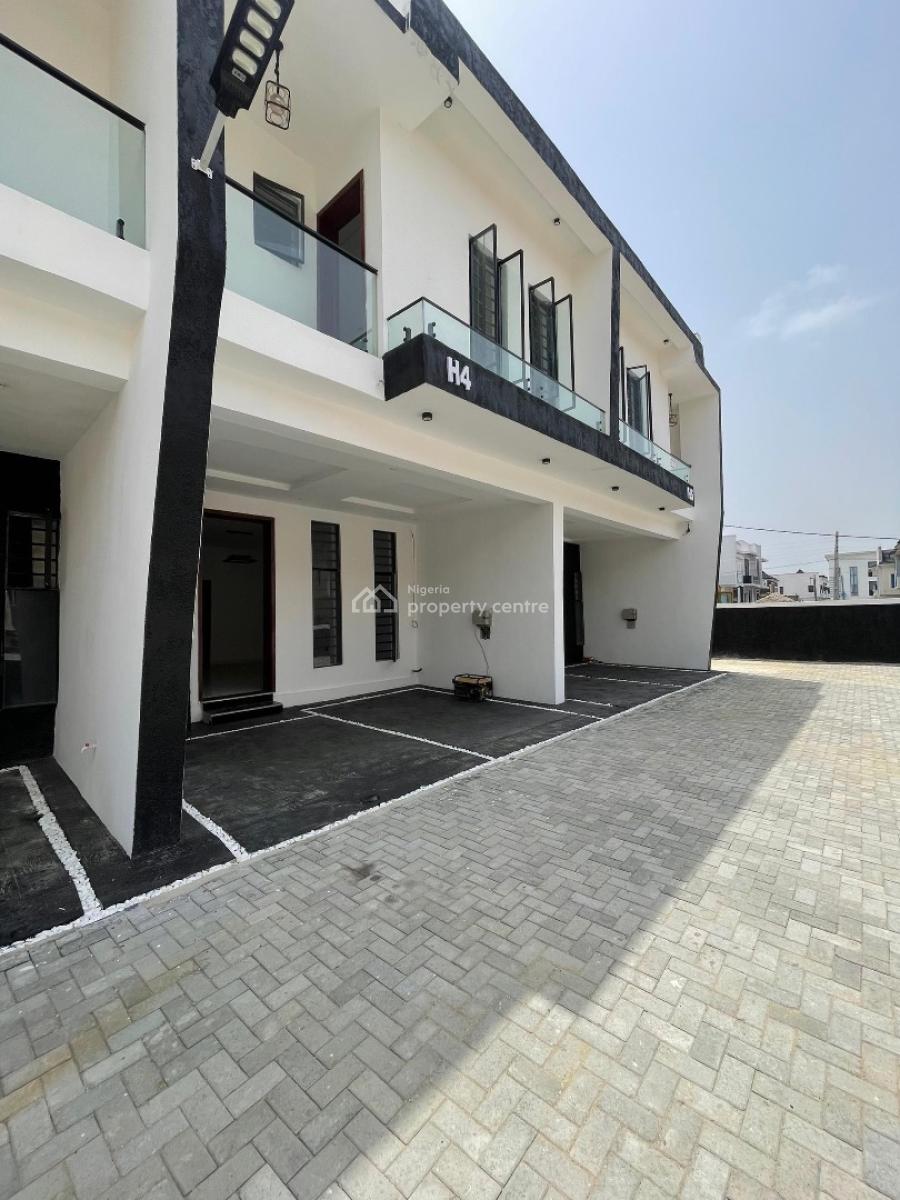 Standard Brand New 3 Bedroom Terrace Duplex Wth Bqin Abraham Adesanya, Located Inside an Estate,clean Road,straight Road to Coastal, Sangotedo, Ajah, Lagos, Terraced Duplex for Rent