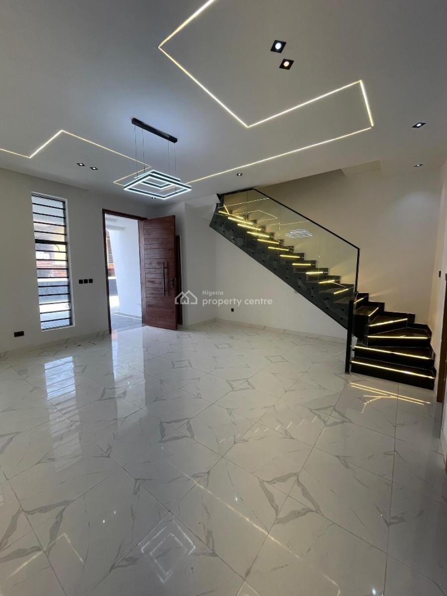 Standard Brand New 3 Bedroom Terrace Duplex Wth Bqin Abraham Adesanya, Located Inside an Estate,clean Road,straight Road to Coastal, Sangotedo, Ajah, Lagos, Terraced Duplex for Rent