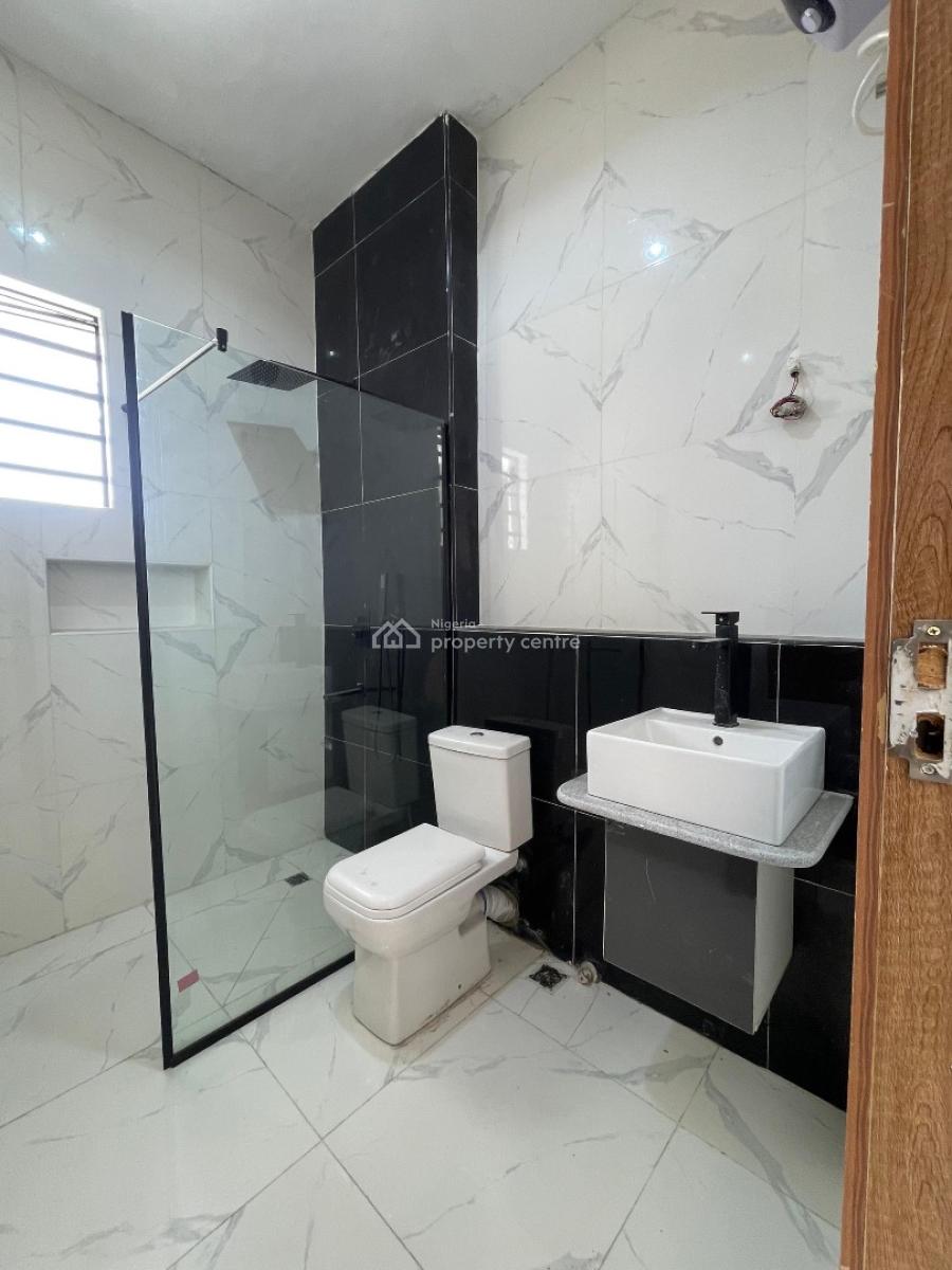 Standard Brand New 3 Bedroom Terrace Duplex Wth Bqin Abraham Adesanya, Located Inside an Estate,clean Road,straight Road to Coastal, Sangotedo, Ajah, Lagos, Terraced Duplex for Rent