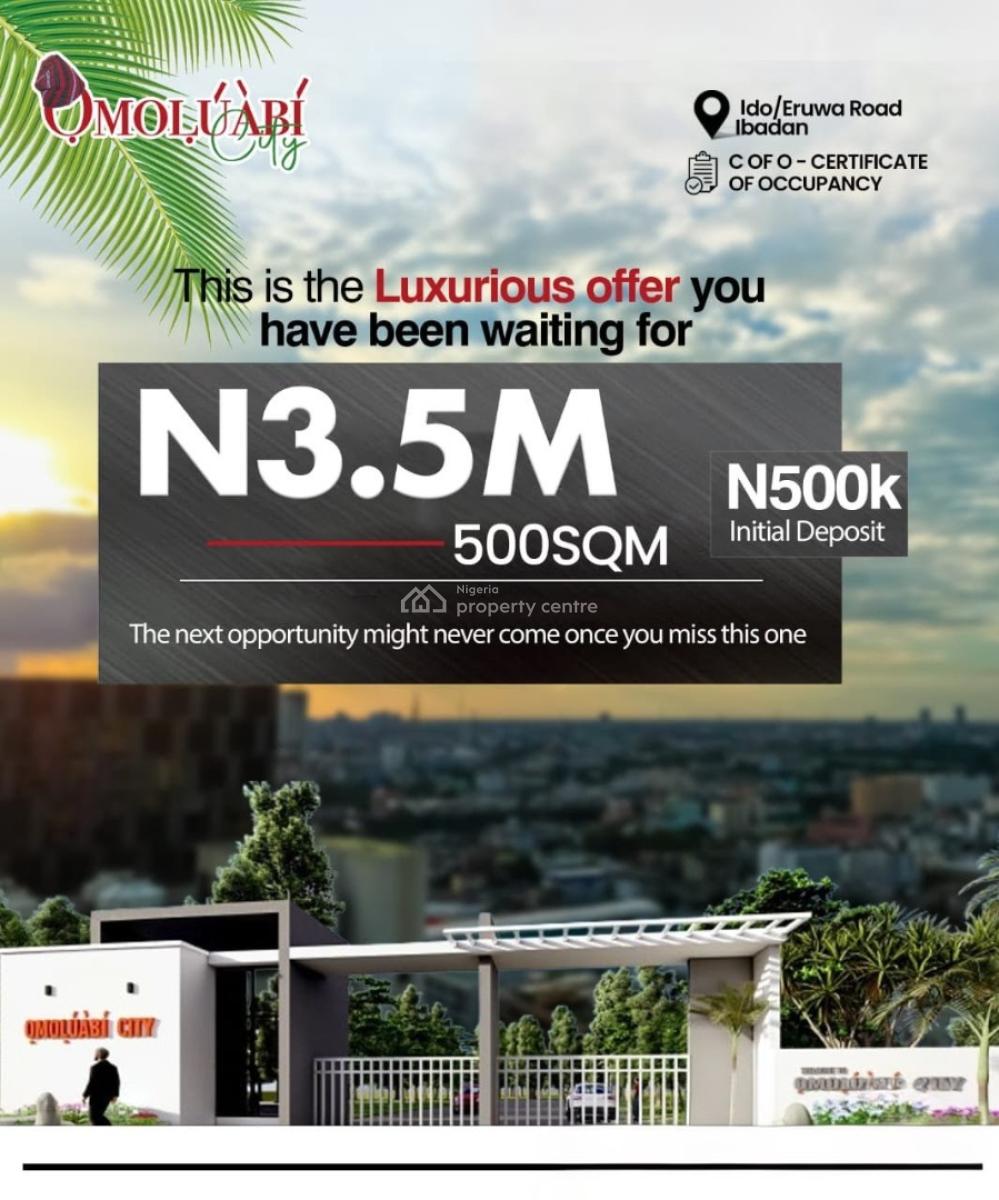 Affordable Plots of Land with C of O Title (multiple Sizes Available), Omoluabi Estate / Ido/eruwa Road, Akilo Ido, Ibadan, Oyo, Mixed-use Land for Sale