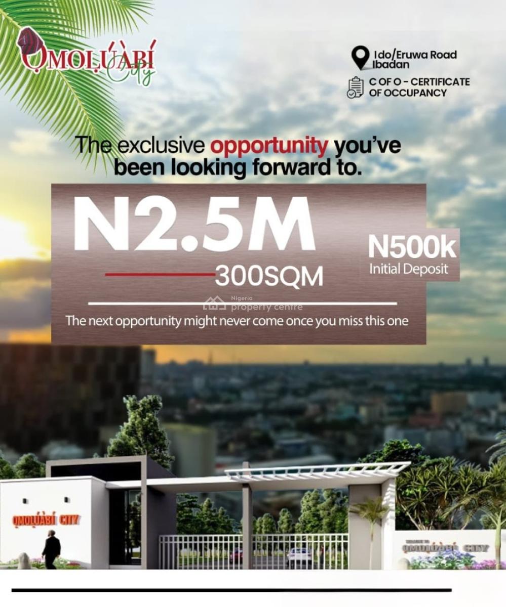Affordable Plots of Land with C of O Title (multiple Sizes Available), Omoluabi Estate / Ido/eruwa Road, Akilo Ido, Ibadan, Oyo, Mixed-use Land for Sale