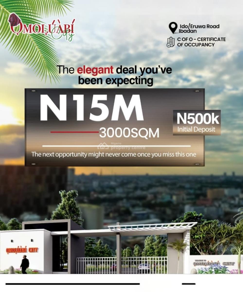 Affordable Plots of Land with C of O Title (multiple Sizes Available), Omoluabi Estate / Ido/eruwa Road, Akilo Ido, Ibadan, Oyo, Mixed-use Land for Sale