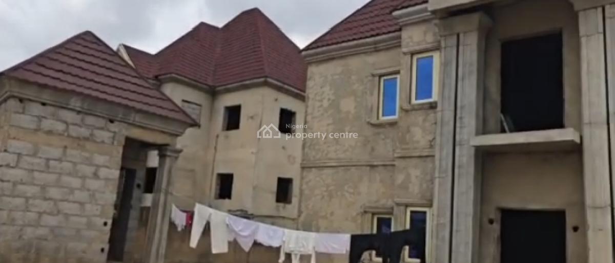 7 Bedroom Fully Detached Duplex Carcass, Behind Coca-cola & Nile Uni, Jabi, Abuja, Detached Duplex for Sale