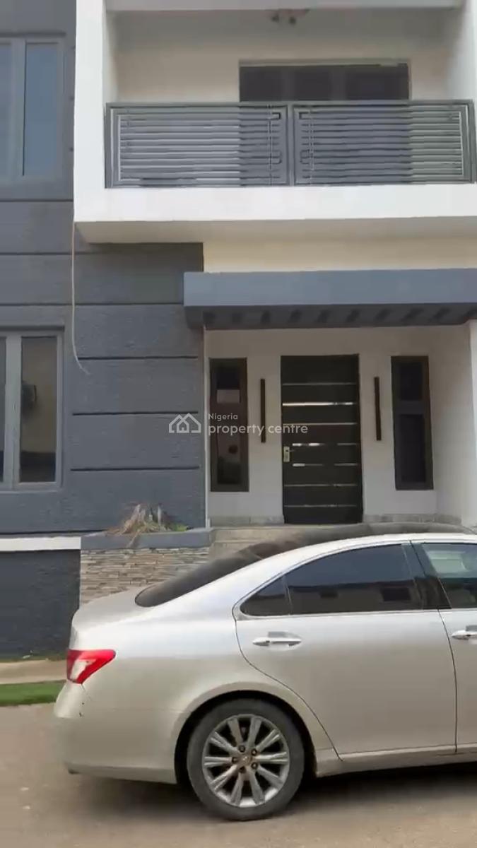 Four Bedrooms Terrace Duplex with Bq., Adjacent Godab, Life Camp, Abuja, Terraced Duplex for Rent