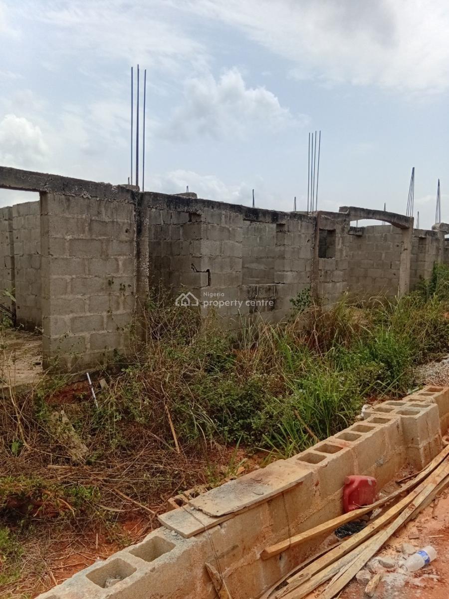 Uncompleted 3 Units of 2 Bed Flats Beside Greatness Garden Sch, Warewa, Besides Greatness Garden School, Banku Mokore Road, Warewa, Berger, Arepo, Ogun, Block of Flats for Sale
