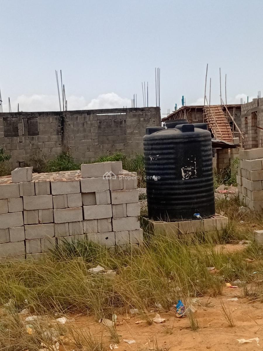 Uncompleted 3 Units of 2 Bed Flats Beside Greatness Garden Sch, Warewa, Besides Greatness Garden School, Banku Mokore Road, Warewa, Berger, Arepo, Ogun, Block of Flats for Sale