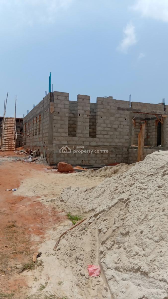 Uncompleted 3 Units of 2 Bed Flats Beside Greatness Garden Sch, Warewa, Besides Greatness Garden School, Banku Mokore Road, Warewa, Berger, Arepo, Ogun, Block of Flats for Sale