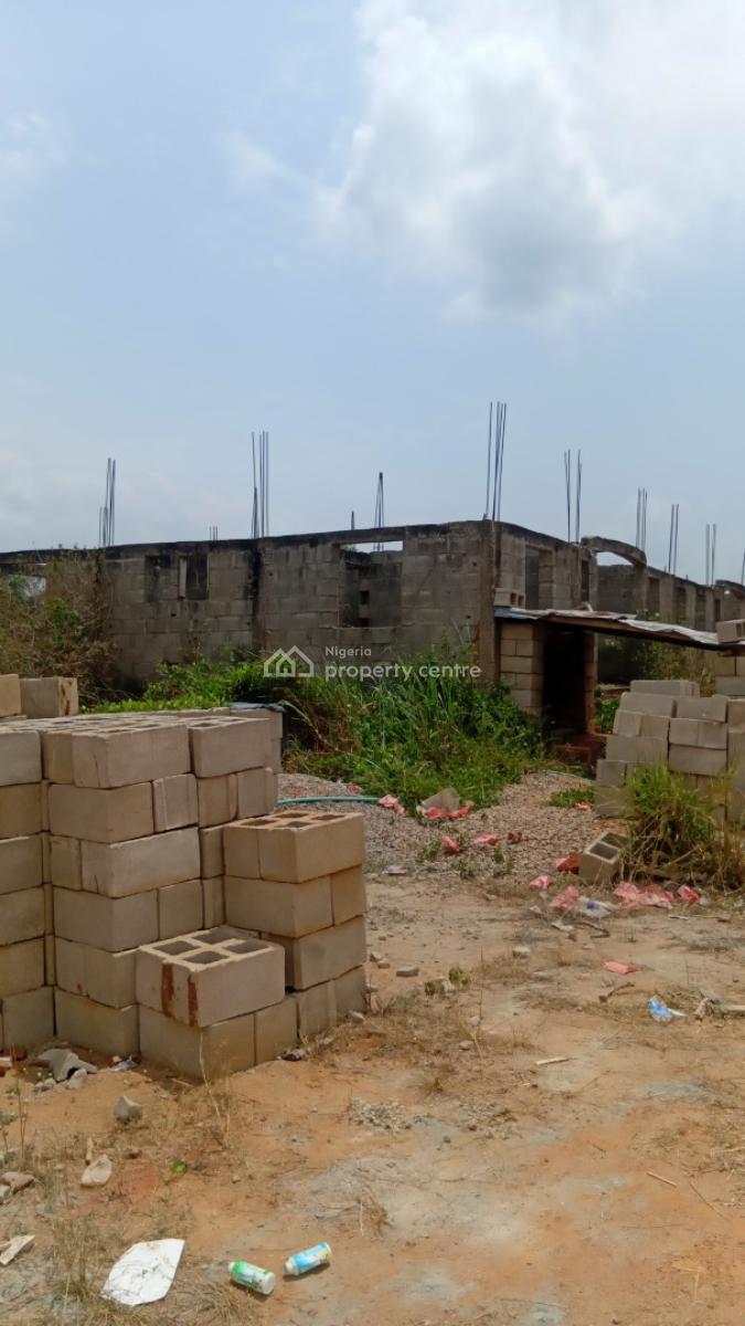 Uncompleted 3 Units of 2 Bed Flats Beside Greatness Garden Sch, Warewa, Besides Greatness Garden School, Banku Mokore Road, Warewa, Berger, Arepo, Ogun, Block of Flats for Sale