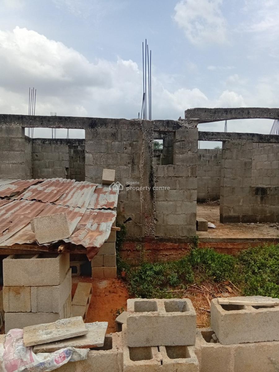 Uncompleted 3 Units of 2 Bed Flats Beside Greatness Garden Sch, Warewa, Besides Greatness Garden School, Banku Mokore Road, Warewa, Berger, Arepo, Ogun, Block of Flats for Sale