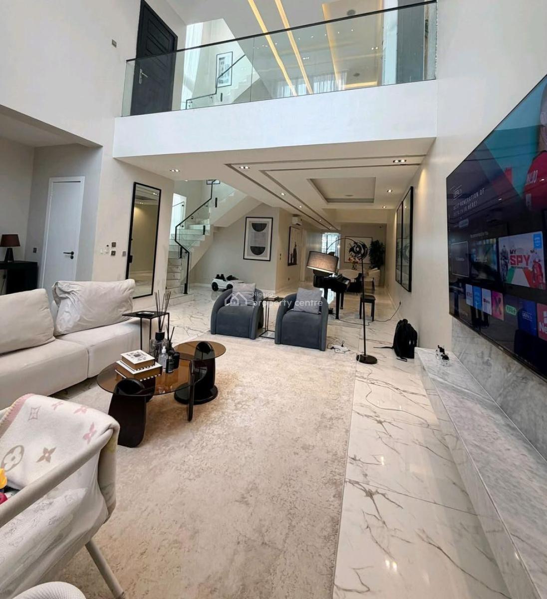 Contemporary 5-bedroom Detached Duplex with Pool, Cinema & Rooftop, Megamound Estate, Lekki, Lagos, Detached Duplex for Sale