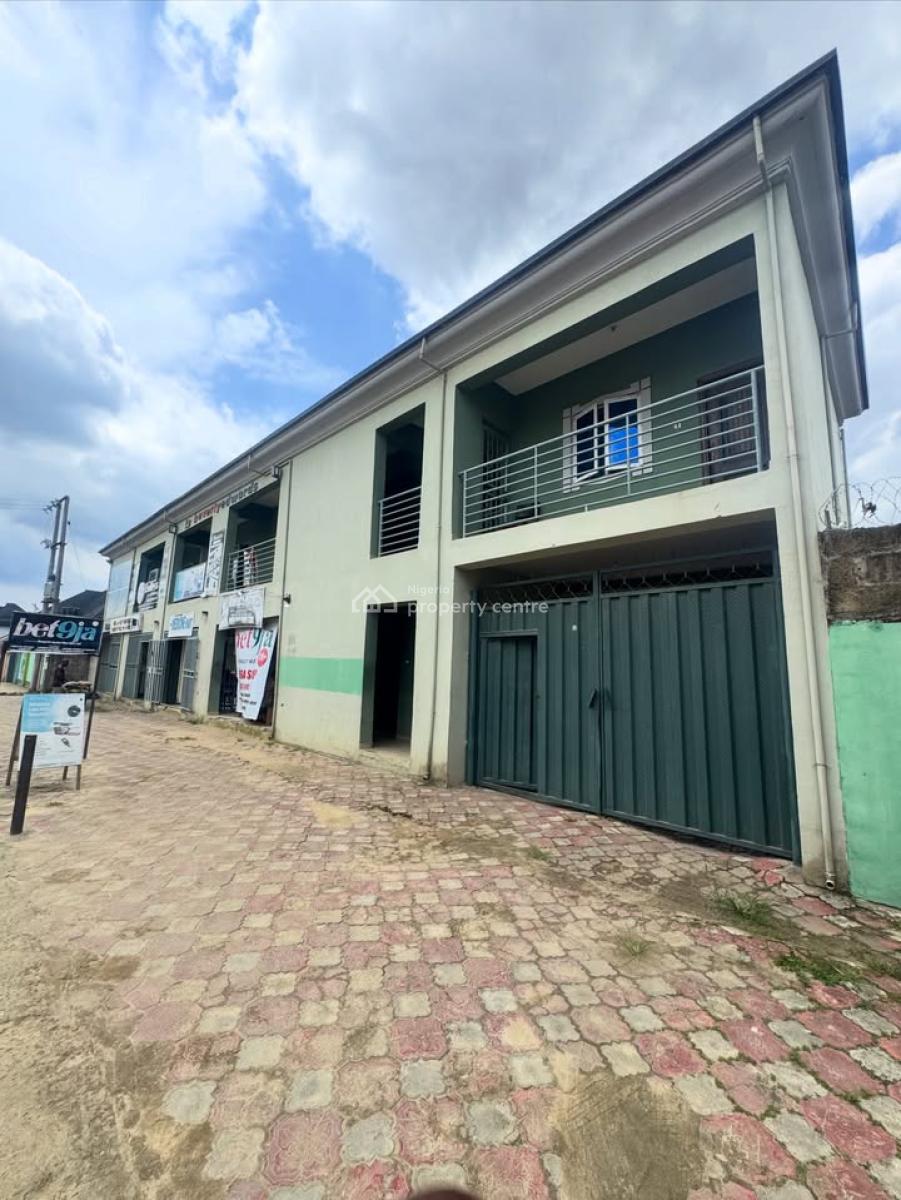 Lucrative Investment on 4.5plots (6 Units of 2 Bedroom, 8 Big Shops, Off Nta Road, Ozuoba, Port Harcourt, Rivers, Block of Flats for Sale