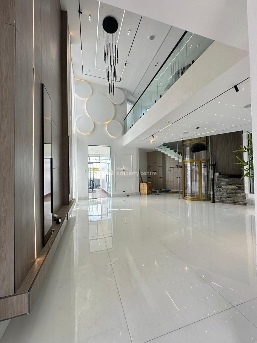 5 Bedroom  Duplex with Bq, Swimming Pool, Gazebo, Cinema & Elevator, Chevron, Lekki Phase 2, Lekki, Lagos, Detached Duplex for Sale