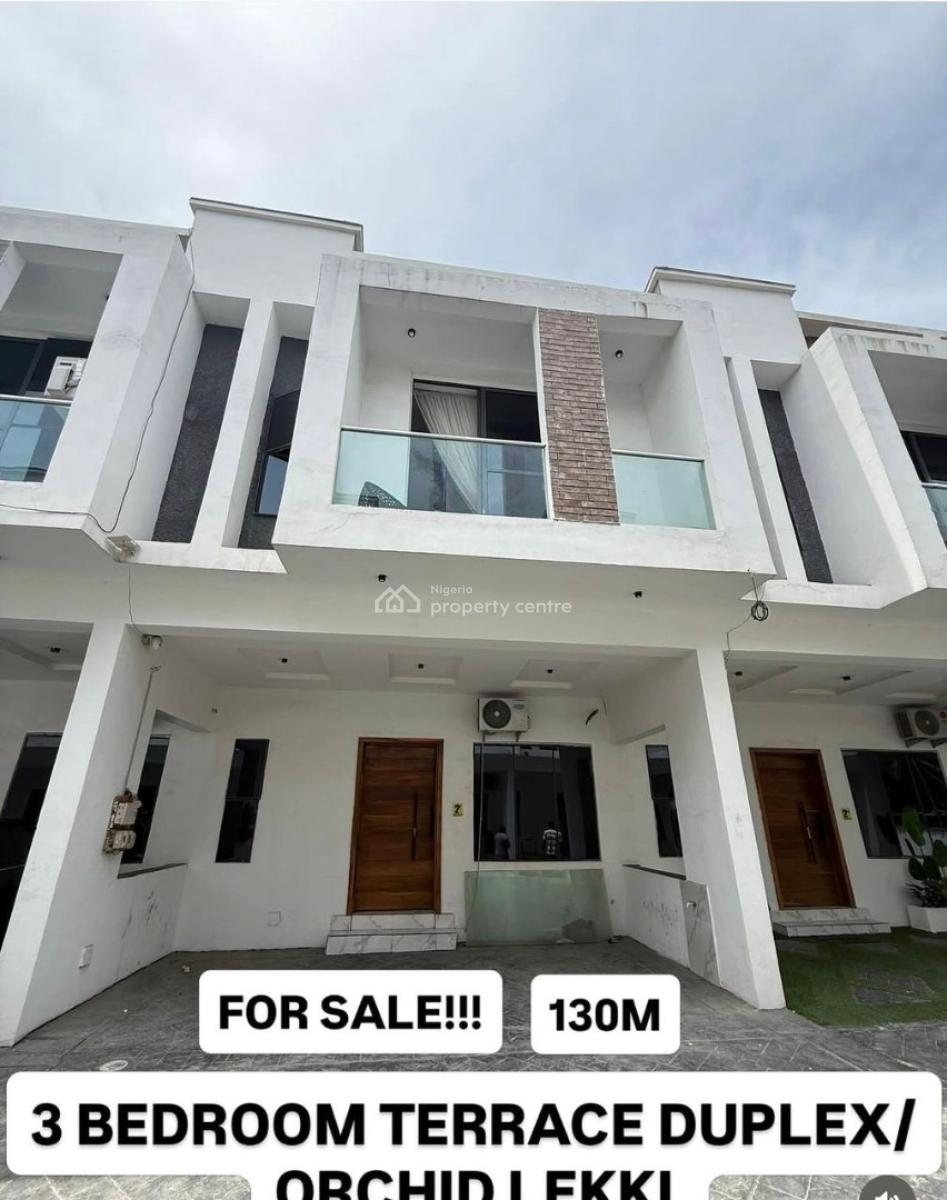 Luxury Furniture 3 Bedroom Terrace Duplex, Orchid Road, Lekki Expressway, Lekki, Lagos, Terraced Duplex for Sale