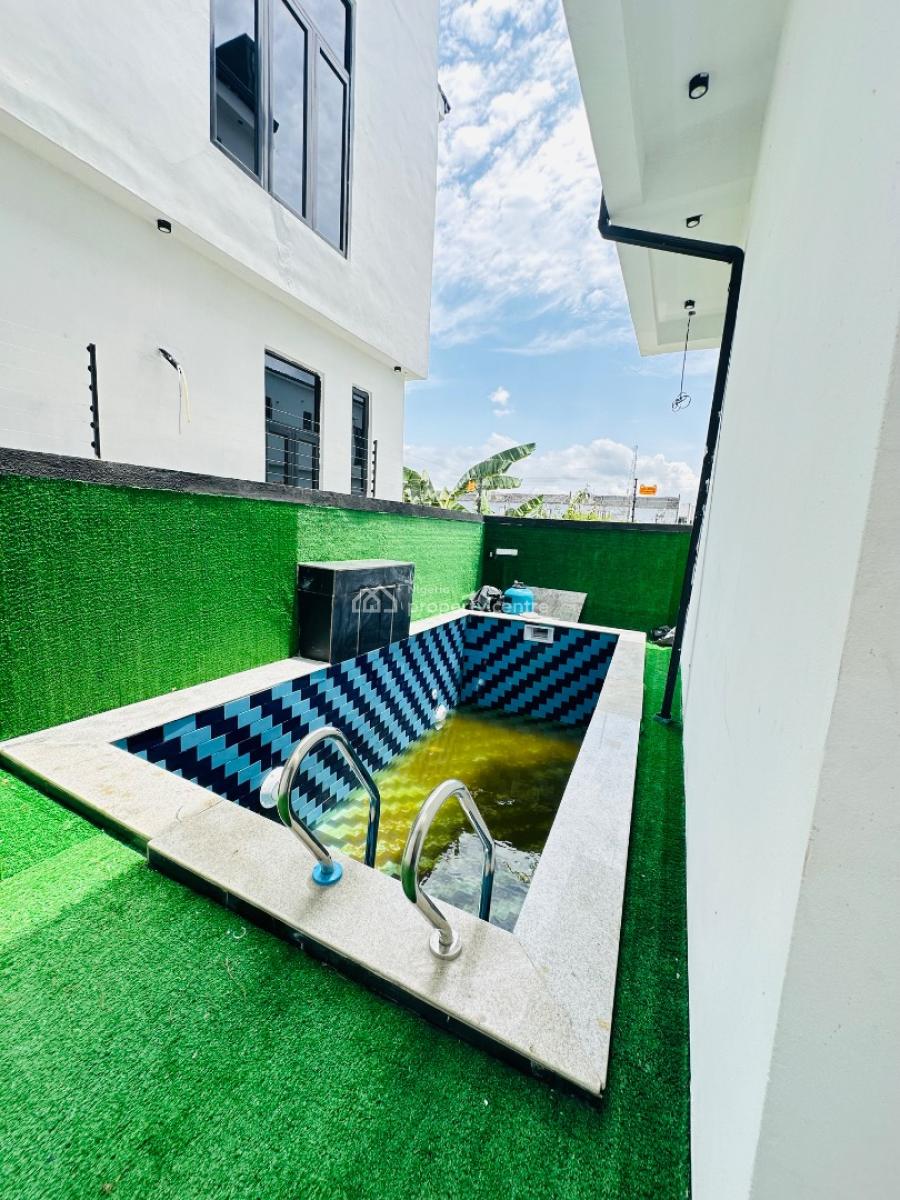 Very Spacious 4 Bedroom Detached Duplex with Bq and Pool, Ajah, Lagos, Detached Duplex for Sale