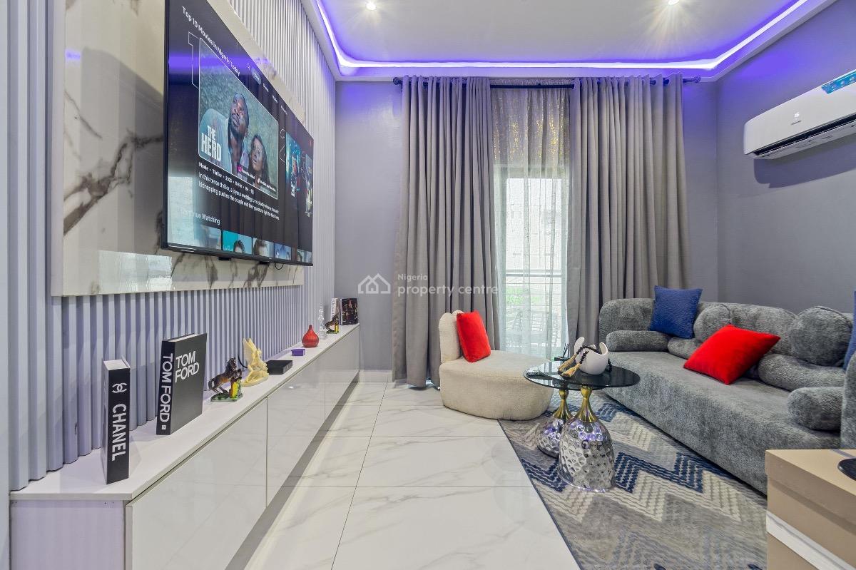 Brand New 2-bedroom Smart Luxury Home with Alexa, Ps5, Outdoor Sit-out, Lekki Phase 1, Lekki, Lagos, Flat / Apartment Short Let