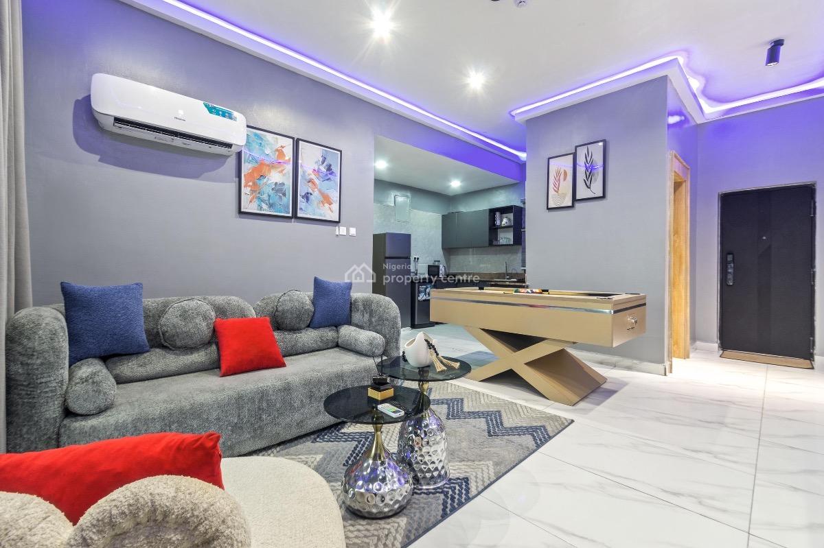 Brand New 2-bedroom Smart Luxury Home with Alexa, Ps5, Outdoor Sit-out, Lekki Phase 1, Lekki, Lagos, Flat / Apartment Short Let