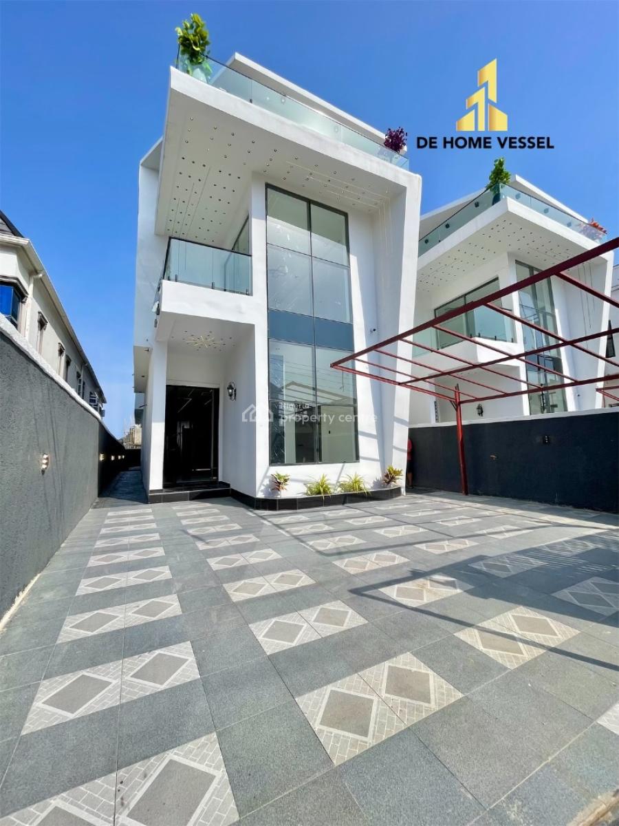 Beautifully Finished 5 Bed Detached Duplex with Pool and Bq, Ajah, Lagos, Detached Duplex for Sale