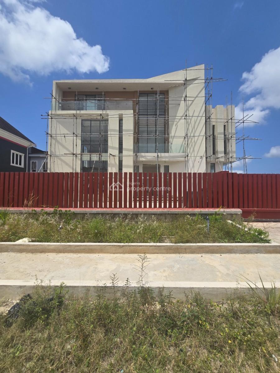 Mansion Work in-progress on 800 Sqmt, Pinnock Beach Estate, Osapa, Lekki, Lagos, Detached Duplex for Sale