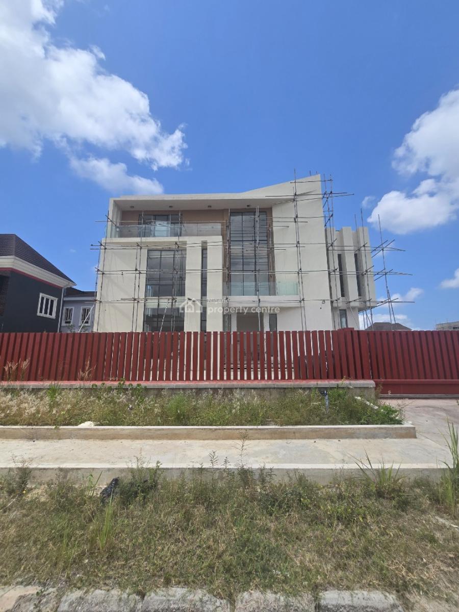 Mansion Work in-progress on 800 Sqmt, Pinnock Beach Estate, Osapa, Lekki, Lagos, Detached Duplex for Sale