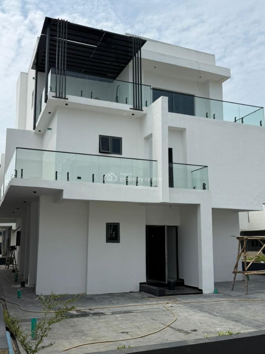 Luxury 5-bedroom Fully Detached Duplex with Bq & Cinema, Meridian Boulevard, Coastal Road. Near to Numerous Beaches Okun Ajah., Ogombo, Ajah, Lagos, House for Sale