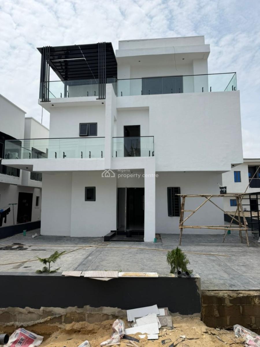 Luxury 5-bedroom Fully Detached Duplex with Bq & Cinema, Meridian Boulevard, Coastal Road. Near to Numerous Beaches Okun Ajah., Ogombo, Ajah, Lagos, House for Sale