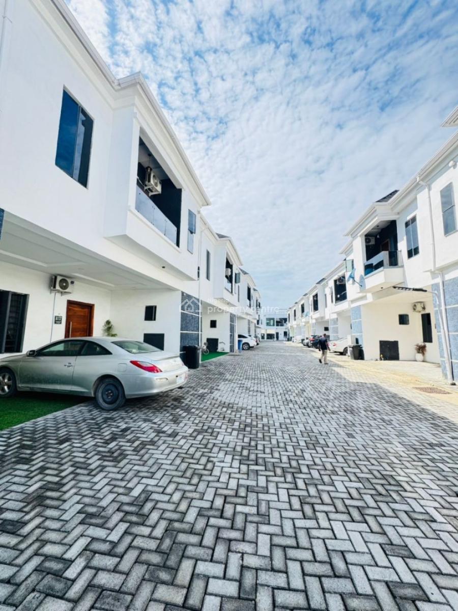 Serviced 4 Bedroom Duplex with Swimming Pool, Gym, Playground Etc, Harris Drive, Vgc Extension, Ikota, Lekki, Lagos, Terraced Duplex for Sale