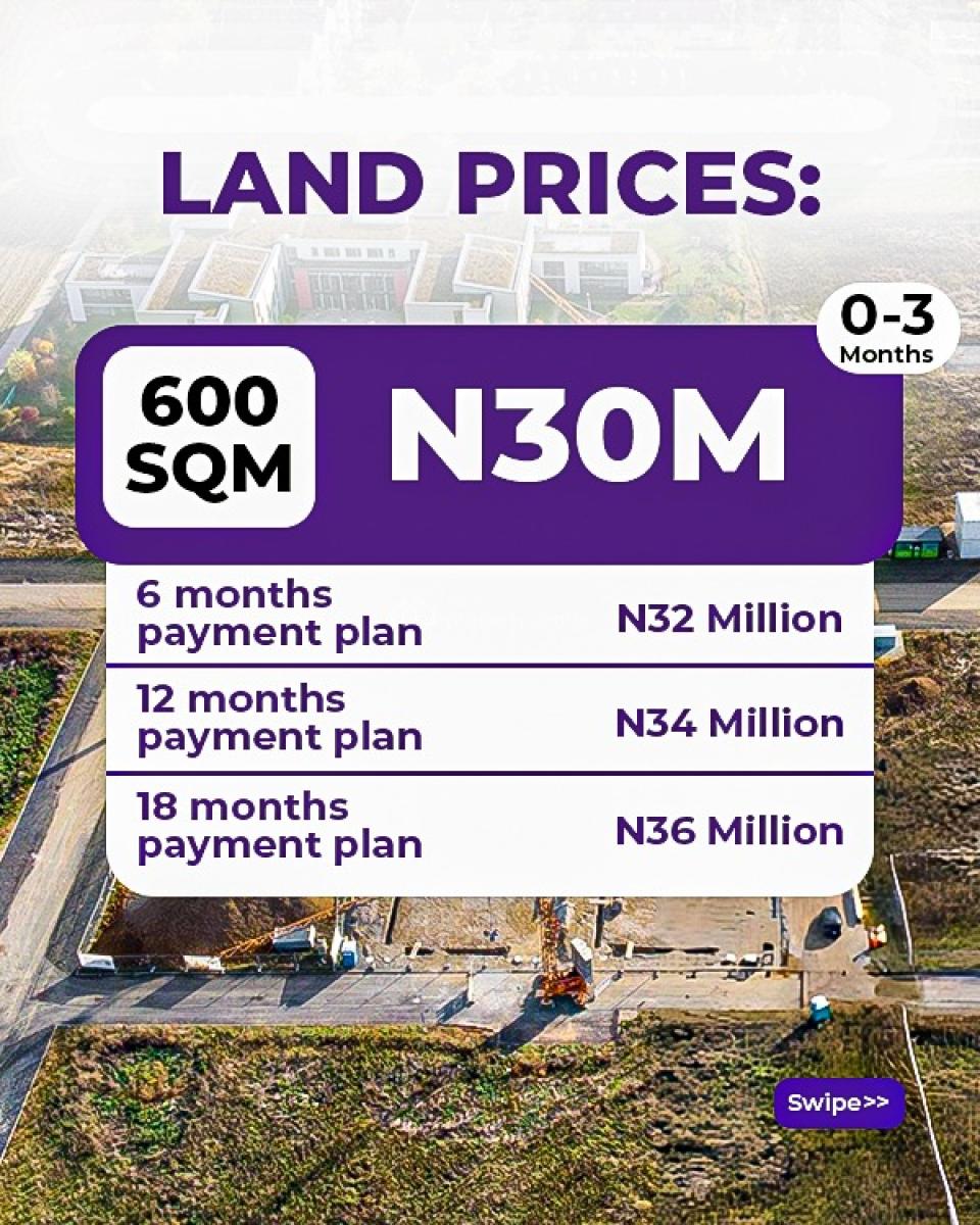 Verified Documents Dry Land in a Prime Location-- Perfect for Diaspora, Peak Paradise Estate, Abijo, Lekki, Lagos, Mixed-use Land for Sale