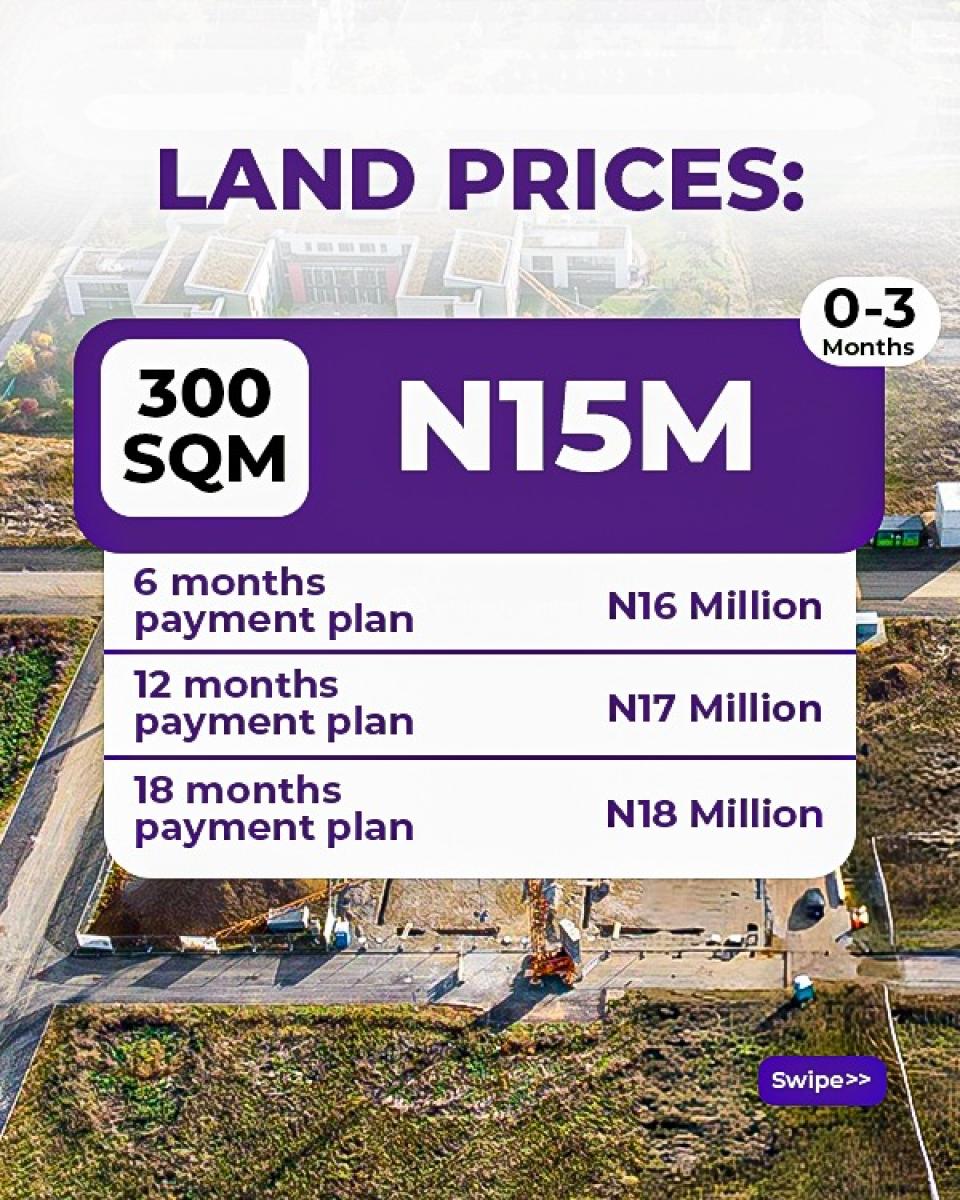 Verified Documents Dry Land in a Prime Location-- Perfect for Diaspora, Peak Paradise Estate, Abijo, Lekki, Lagos, Mixed-use Land for Sale