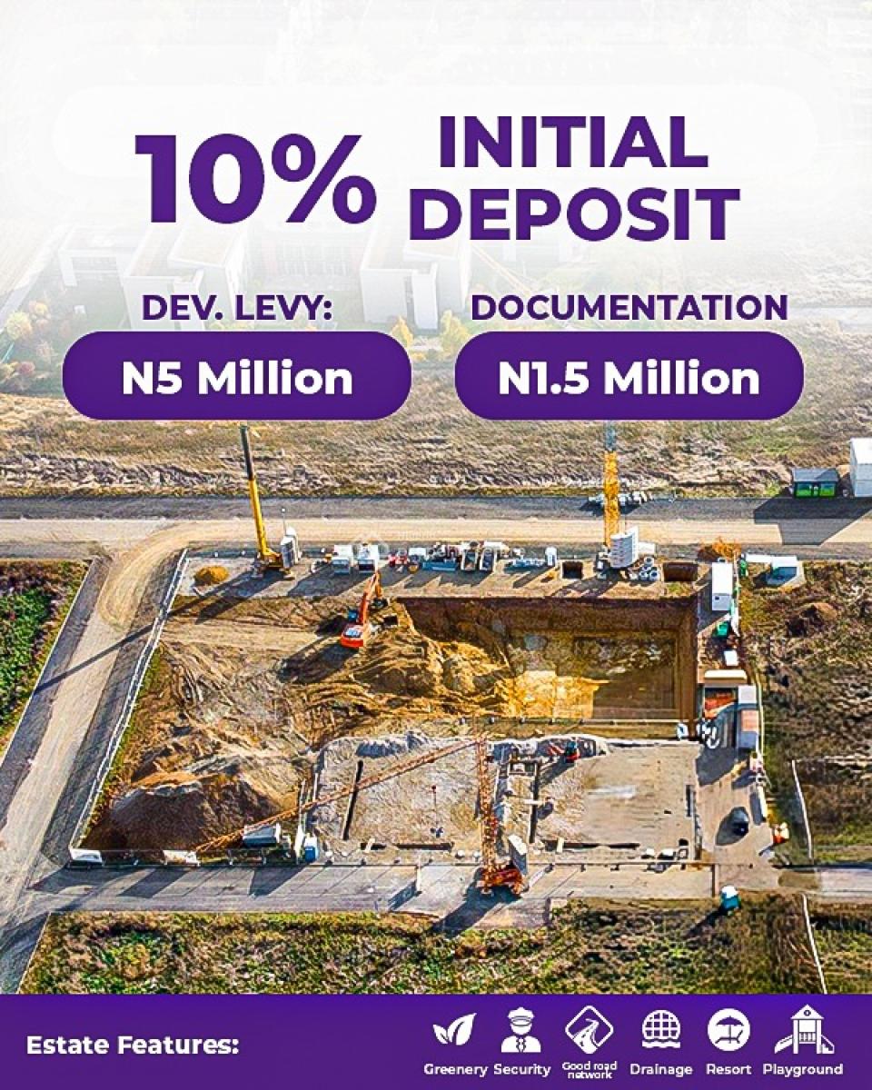 Verified Documents Dry Land in a Prime Location-- Perfect for Diaspora, Peak Paradise Estate, Abijo, Lekki, Lagos, Mixed-use Land for Sale