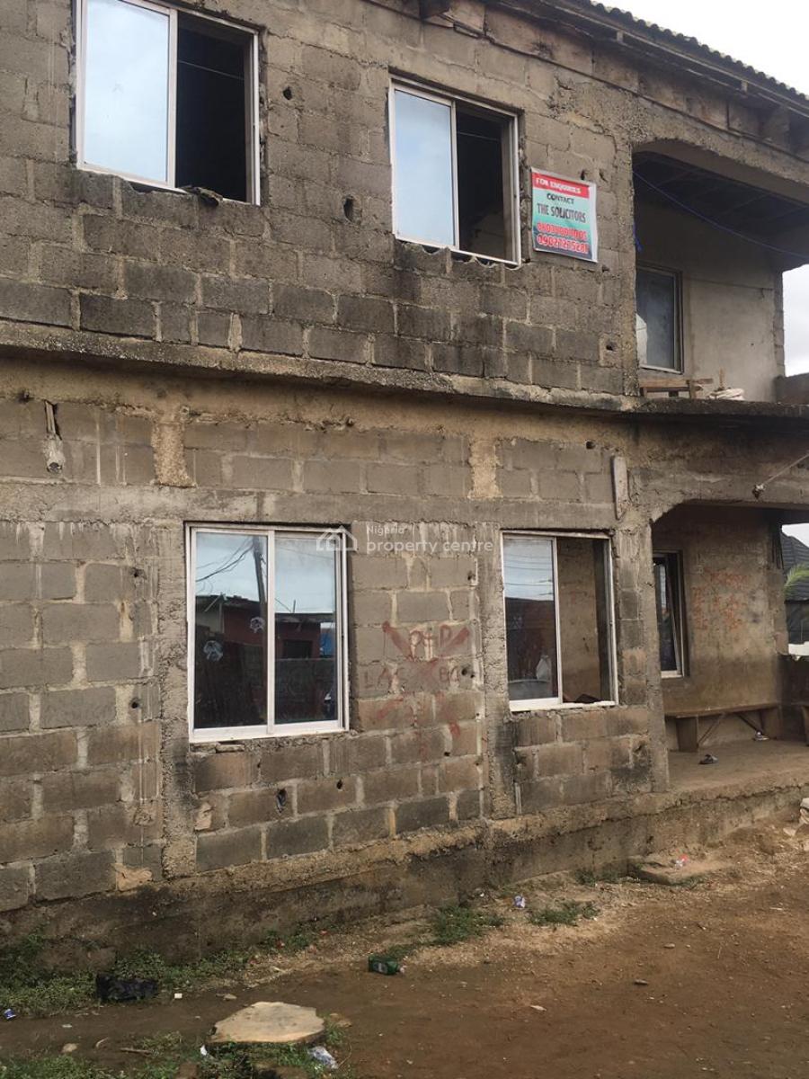 Uncompleted Building Consisting of 1no 3 Bed Duplex & 2 Nos 2bed Flats, Ojota Lagos Nigeria, Ojota, Lagos, House for Sale