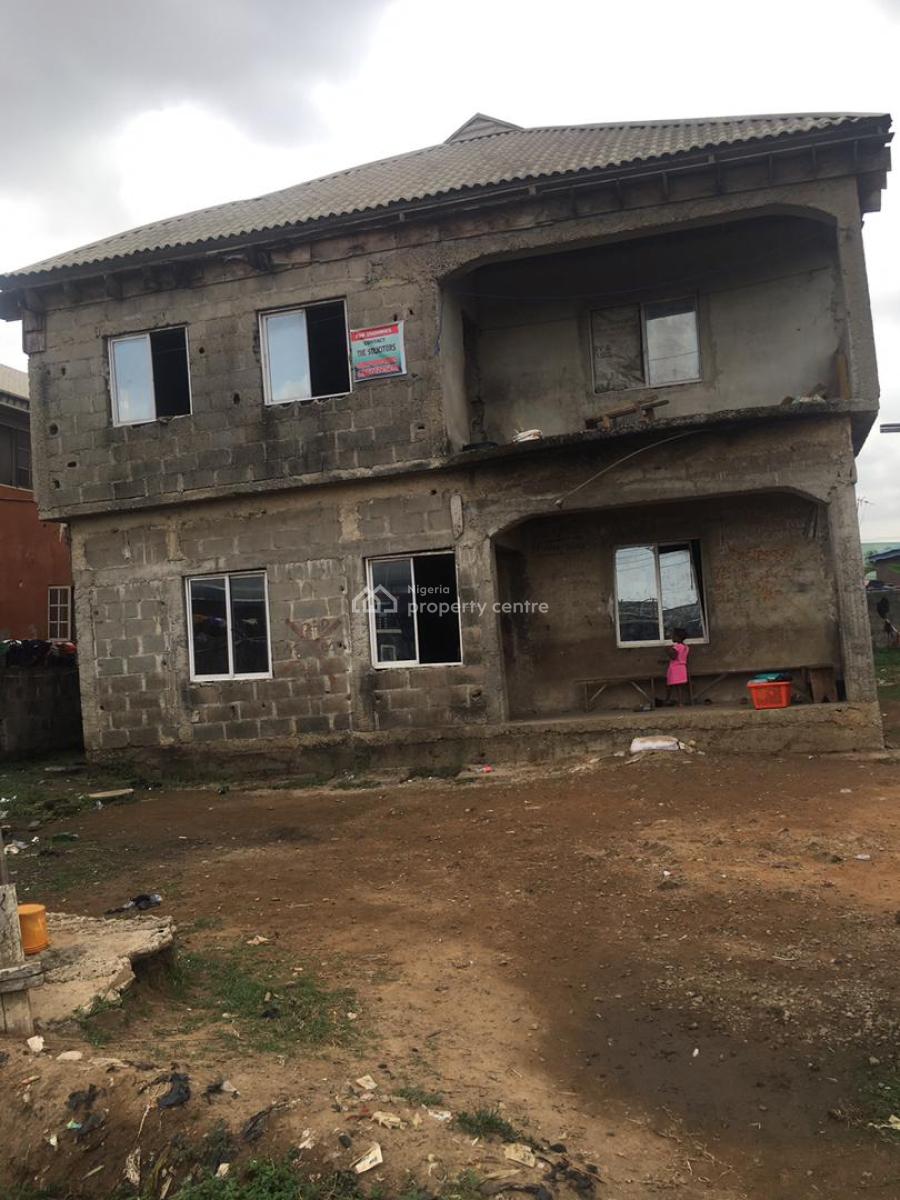 Uncompleted Building Consisting of 1no 3 Bed Duplex & 2 Nos 2bed Flats, Ojota Lagos Nigeria, Ojota, Lagos, House for Sale