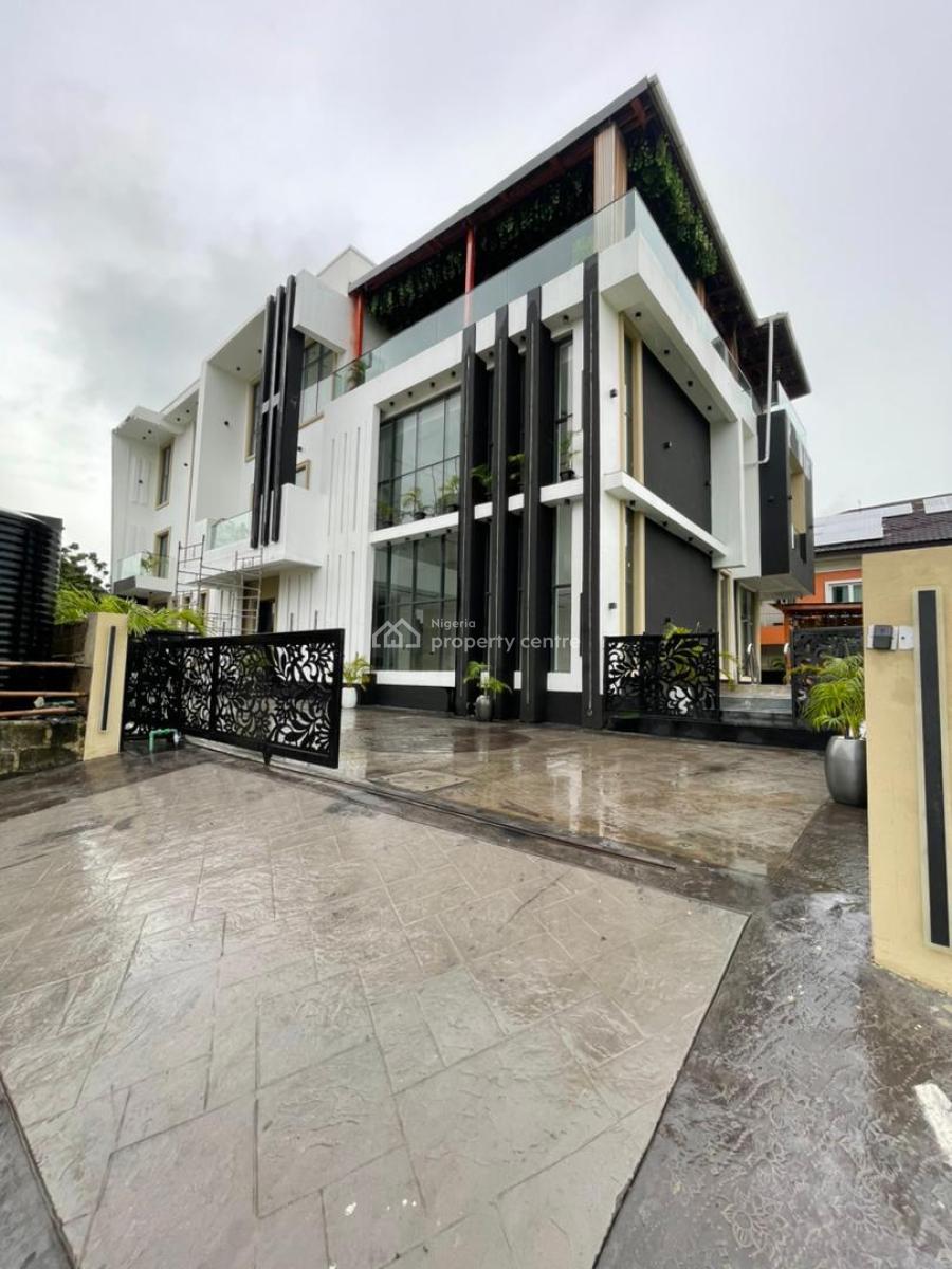Magnificent 6 Bedroom Duplex + Bq, Swimming Pool, Patio, & Rooftop, Ikate, Lekki, Lagos, Detached Duplex for Sale