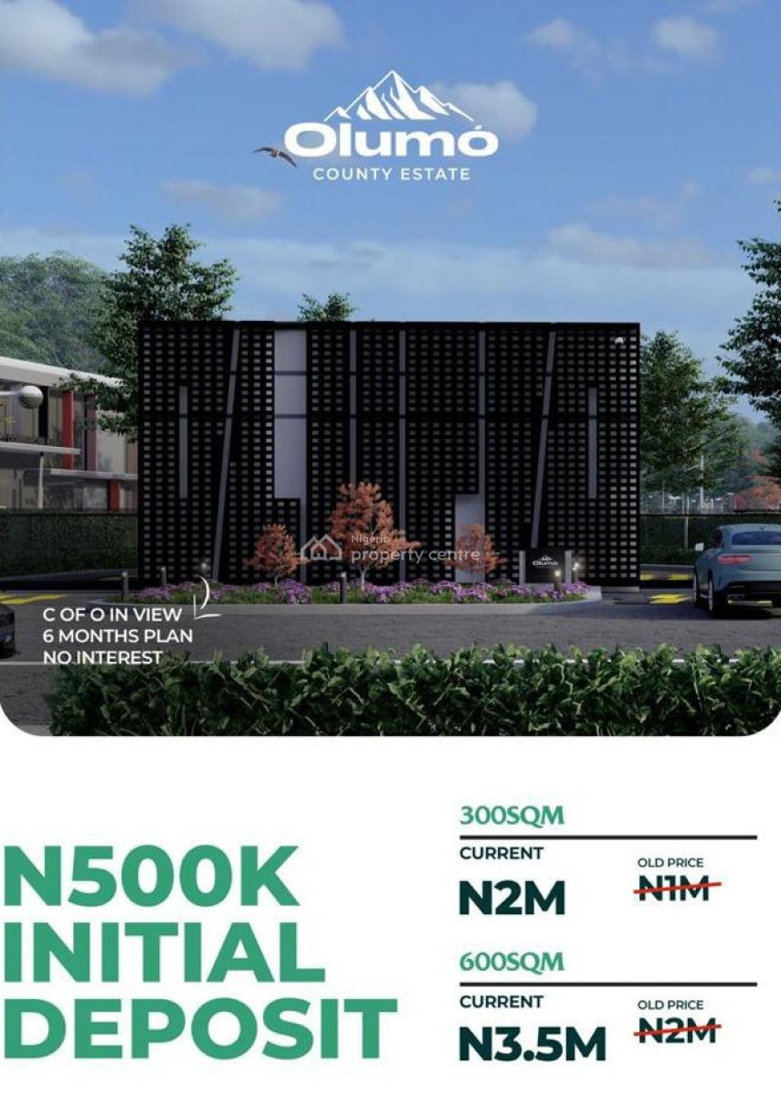 Affordable Plots of Land with C of O Title (multiple Sizes Available), Olumo County Estate / Kobape, Obafemi Owode, Ogun, Residential Land for Sale