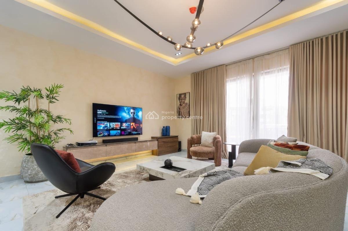 Brand New 2 Bedroom Apartment with Indoor Swimming Pool, Gym and Ps5, Off Bisola Durosinmi, Lekki Phase 1, Lekki, Lagos, Flat / Apartment Short Let