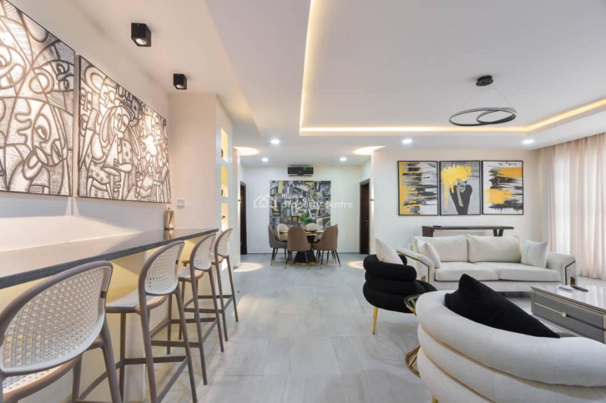 Waterfront,furnished 3 Bedroom Penthouse with Bq,swimming Pool&gym.etc, Banana Island Estate, Banana Island, Ikoyi, Lagos, Flat / Apartment for Rent