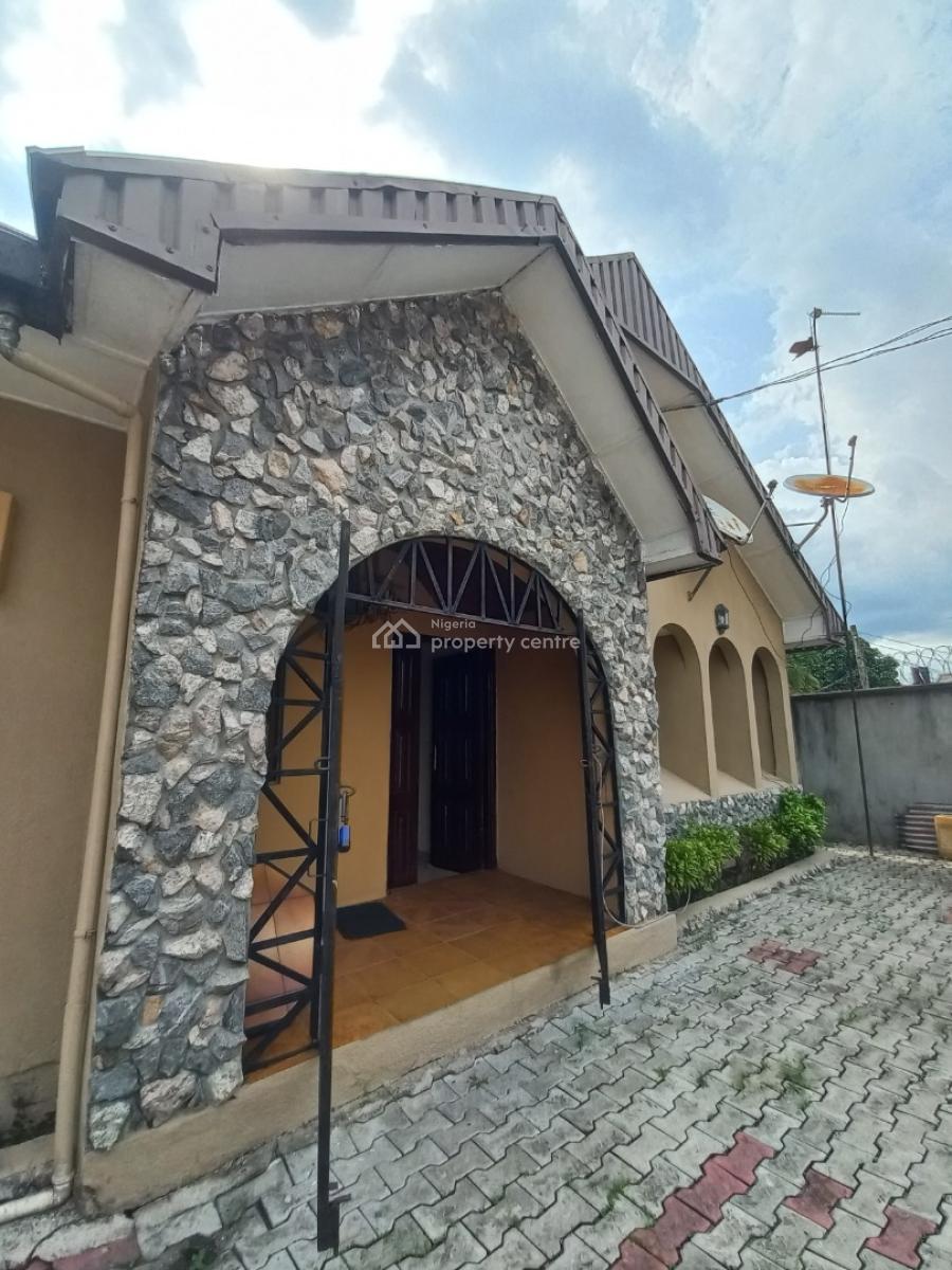 3 Bedroom Detached Bungalow with 1 Bedroom Flat, Off Amadi Roundabout/ Odili Road, Trans Amadi, Port Harcourt, Rivers, Detached Bungalow for Sale